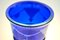 Antique Blue Glass Cup by Josef Hoffmann for Wiener Werkstätten 10