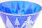 Antique Blue Glass Cup by Josef Hoffmann for Wiener Werkstätten 5
