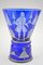 Tazza antica in vetro blu di Josef Hoffmann per Wiener Werkstätten, Immagine 3