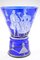 Antique Blue Glass Cup by Josef Hoffmann for Wiener Werkstätten, Image 1