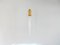 Vintage Danish Acrylic and Brass Pendant Lamps, Set of 2 1