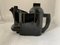 Moderne schwarze Teekanne aus Keramik von Kazimir Malevich für Cleto Munari, 2000er 3