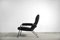 Vintage Black Leather and Tubular Steel Armchair from Thema 11