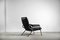 Vintage Black Leather and Tubular Steel Armchair from Thema, Image 12