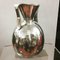 Große versilberte Vintage Vase von Luigi Genazzi, 1950er 2