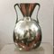 Große versilberte Vintage Vase von Luigi Genazzi, 1950er 1