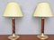 Vintage Italian Acrylic Glass & Brass Table Lamps by Ferdinando Loffredo, 1980s, Set of 2, Image 1