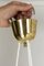 Swedish Brass Pendant Lamp, 1950s 9