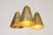 Swedish Brass Pendant Lamp, 1950s 4