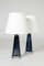 Blue Glass Table Lamps by Carl Fagerlund for Orrefors, 1950s, Set of 2, Image 5