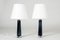 Blue Glass Table Lamps by Carl Fagerlund for Orrefors, 1950s, Set of 2, Image 4