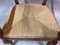 Antique Walnut & Straw Armchair 6