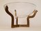 Centrotavola modernista in bronzo e vetro, anni '60, Immagine 8