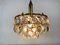 Vintage Gilded Brass and Crystal Chandelier from Palwa, 1960s, Image 7