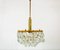 Vintage Gilded Brass and Crystal Chandelier from Palwa, 1960s 9
