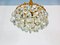 Vintage Gilded Brass and Crystal Chandelier from Palwa, 1960s 8