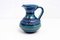 Blaue Keramikkanne von Aldo Londi für Bitossi, 1960er 1