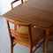 Hopewell Extendable Walnut and Beech Dining Table & Chairs Set by Gimson & Slater from Vesper Furniture, 1950s, Set of 7 11