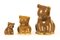 Danish Bear Figurines by Knud Basse for Knud Basse, 1950s, Set of 3 9