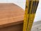 Mid-Century Teak Sewing Table on Casters 15