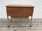 Mid-Century Teak Sewing Table on Casters 10