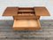 Mid-Century Teak Sewing Table on Casters 9