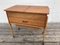 Mid-Century Teak Sewing Table on Casters 3