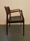 Rosewood & Black Leather Model 65 Side Chair by Niels Otto Møller, 1950s 6