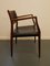 Rosewood & Black Leather Model 65 Side Chair by Niels Otto Møller, 1950s, Image 6