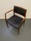 Rosewood & Black Leather Model 65 Side Chair by Niels Otto Møller, 1950s 2