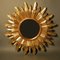 Wooden Sun Shaped Mirror, 1950s, Image 4