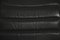Minimalistische Klubsessel mit verchromtem Gestell & Bezug aus schwarzem Leder von Pol International, 1960er, 2er Set 5