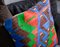 Federa Kilim colorata in lana e cotone di Zencef Contemporary, Immagine 2