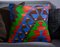Colorful Wool & Cotton Kilim Pillow Cover by Zencef Contemporary 1