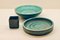 Blue Bowls and Cup by Wilhelm Kåge for Gustavsberg, 1940s, Set of 3 1