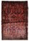 Roter orientalischer Vintage Teppich, 1920er 1