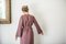 M/L Linen Dressing Gown by Once Milano 2