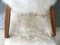 Bentwood and White Sheepskin Armchair from TON, 1960s 8