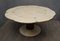 Round Ash, Brass, and Goatskin Extendable Dining Table, 1920s 6