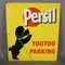 Cartel publicitario de Persil de metal de Villeneuve Saint Georges, años 50, Imagen 1