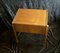 Vintage German Walnut 2-Drawer Nightstand on Wheels, 1970s, Image 6