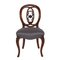 Antike Esszimmerstühle mit Gestell aus Mahagoni, 2er Set 1