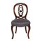 Antique Mahogany Dining Chairs, Set of 2 1