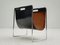 Vintage Leather and Chromed Metal Magazine Rack from Brabantia 10
