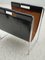 Vintage Leather and Chromed Metal Magazine Rack from Brabantia 3