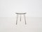 Vintage Dutch White Formica Side Table with Hairpin Legs, 1950s 8