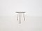 Vintage Dutch White Formica Side Table with Hairpin Legs, 1950s 1