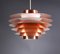 Large Vintage Copper Verona Pendant Lamp by Svend Middelboe for Fog & Mørup, 1960s 2