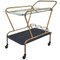 Italian Brass & Glass Trolley by Cesare Lacca, 1950s 1