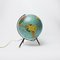 Vintage Tripod Illuminated Earth Globe from Cartes Taride, 1966 2
